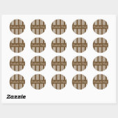 Bachelorette Party Striped Envelope Sticker Seal (Sheet)