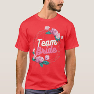 Bachelorette Party - Team Bride flower Premium T-Shirt