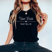 Bachelorette Party Team Bride Personalised Bridal