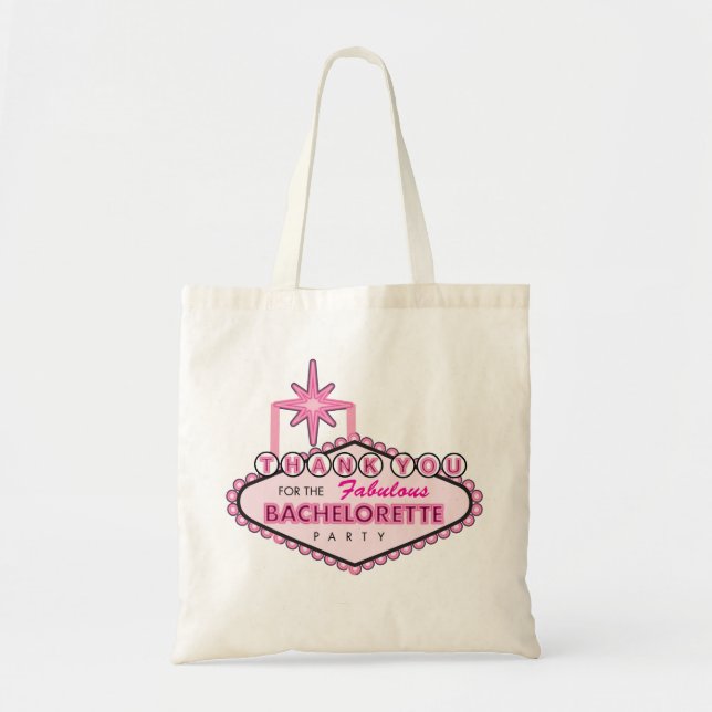 Bachelorette Party Thank You Tote Favour - Vegas (Front)