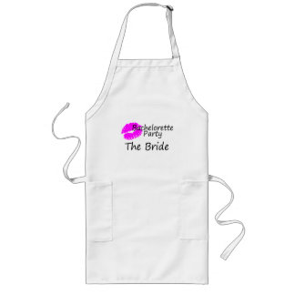 Bachelorette Party The Bride Long Apron