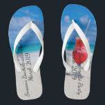 Bachelorette Party Tropical Beach Drink Cruise Jandals<br><div class="desc">This design was created through digital art. It may be personalised by clicking the customise button and changing the colour, adding a name, initials or your favourite words. Contact me at colorflowcreations@gmail.com if you with to have this design on another product. Purchase my original abstract acrylic painting for sale at...</div>