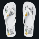 Bachelorette Party Tropical Beach Tribe Trip Jandals<br><div class="desc">This design was created through digital art. It may be personalised by clicking the customise button and changing the colour, adding a name, initials or your favourite words. Contact me at colorflowcreations@gmail.com if you with to have this design on another product. Purchase my original abstract acrylic painting for sale at...</div>