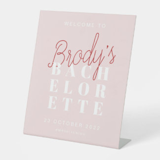 Bachelorette Party Welcome Sign - Brody