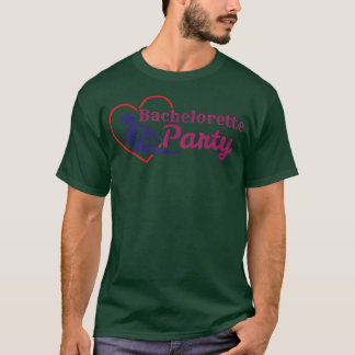 Bachelorette Party Women Inside A Heart Funny Groo T-Shirt