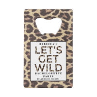 Bachelorette PartyLet's Get Wild Cheetah