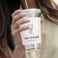 Bachelorette Pink Stripes | Personalised Gift