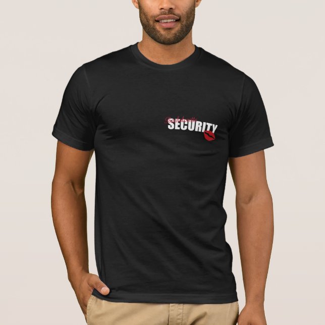 Bachelorette Security T-Shirt (Front)