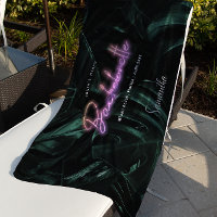 Bachelorette Tropical Palms Neon | Monogram