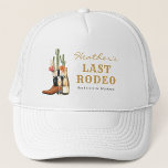 Bachelorette Trucker Hat<br><div class="desc">Bachelorette Trucker Hat. Let's go, girls! Get ready for a wild ride into the Wild West! This cute hat is fun and perfect for a western-themed bridal shower or bachelorette weekend. Unique and original, featuring hand-drawn and watercolor-painted cacti, cowboy boots, and hats. Easy to customise and will take you and...</div>