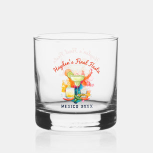 Bachelorette Weekend Final Fiesta Personalized  Whiskey Glass