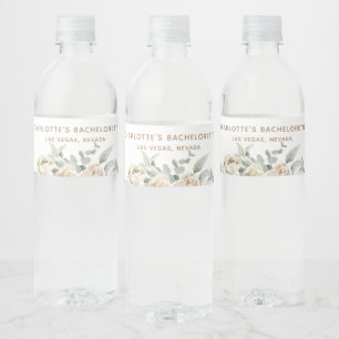 Bachelorette Weekend Party Favor Personalised Gift Water Bottle Label