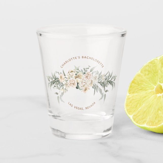 Bachelorette Weekend Party Favour Personalised Gif Shot Glass (Front)