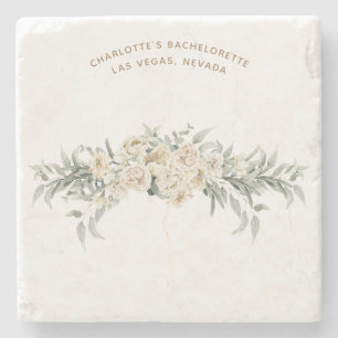 Bachelorette Weekend Party Favour Personalised Gif Stone Coaster