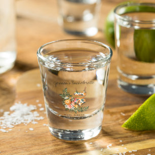 Bachelorette Weekend Party Favour Personalised Shot Glass