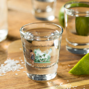 Bachelorette Weekend Party Favour Personalised Shot Glass