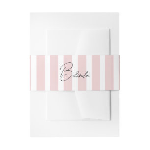 Bachelorette Weekend Social Club Invitation Belly Band