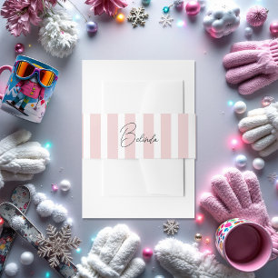 Bachelorette Weekend Social Club Invitation Belly Band