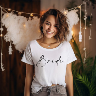 Bachelorette with Bride's Short Script/Sweats T-Shirt