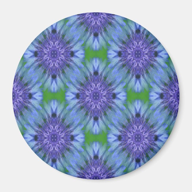 Bachelor's Button Delight... Magnet (Front)