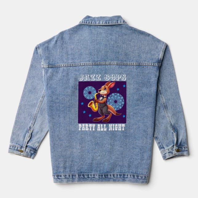Bachelor's party denim jacket (Back)