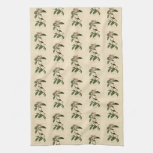 Bachman's Finch (Sparrow) Audubon Birds of America Tea Towel