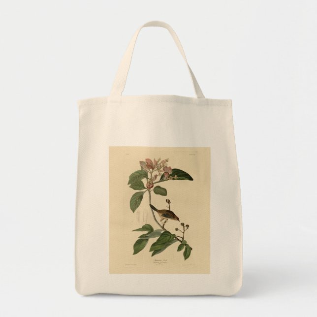 Bachman's Finch (Sparrow) Audubon Birds of America Tote Bag (Front)