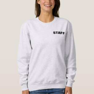 Back And Front Print Staff Add Logo Womens Top