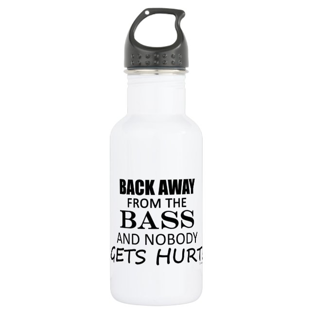 Back Away From The Bass 532 Ml Water Bottle (Front)