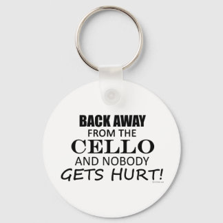 Back Away From The Cello Key Ring