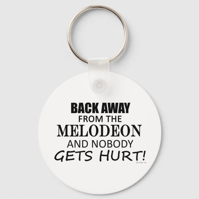 Back Away From The Melodeon Key Ring (Front)