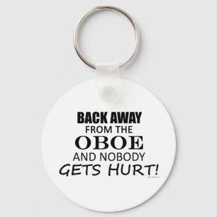 Back Away From The Oboe Key Ring