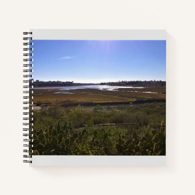 Back Bay, Newport Beach, California Notebook (Front)