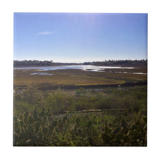 Back Bay, Newport Beach, California Tile (Front)