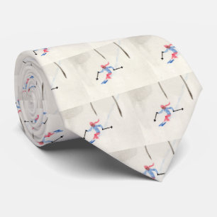 Back Country Downhill Watercolor Tie