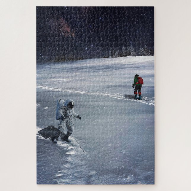Back Country Ski  Puzzle (Vertical)