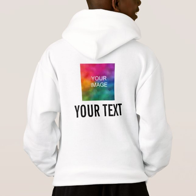 Back Design Clothing Apparel Pullover Kids Boys (Back)