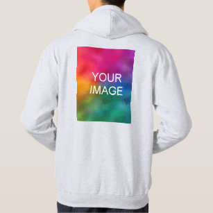Back Design Customisable Add Image Logo Text Hoodie