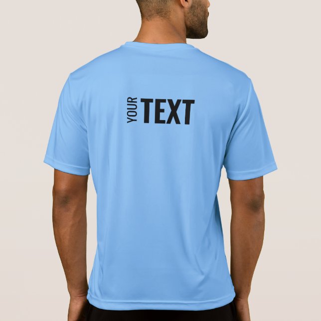 Back Design Template Mens Sport-Tek Activewear T-Shirt (Back)