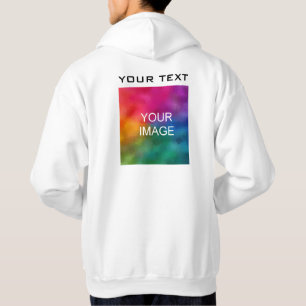 Back Design Upload Photo Image Mens Modern Best Hoodie