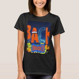 “back Door Chemistry” Design Chiffon Top 