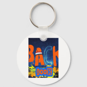 “back Door Chemistry” Design Chiffon Top Key Ring