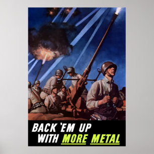 Back 'Em Up With More Metal Poster