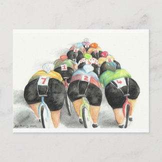 Back End of the Bunch postcard, by Lyn Hurring Postcard