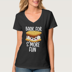 Back For Smore Fun Marshmallow Campfire Roasting C T-Shirt