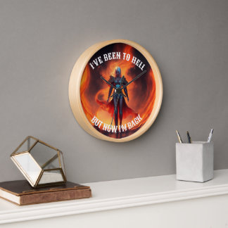 BACK FROM HELL DESIGN CLOCK