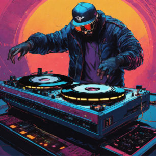 Back & Front  DJ's equipment Mens Wear T-Shirt