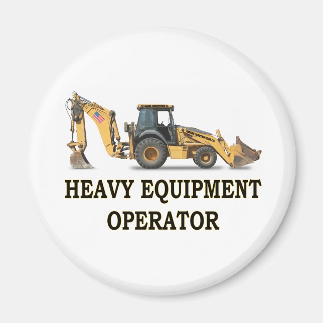 BACK HOE LOADER MAGNET (Front)