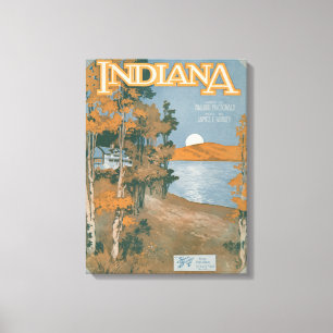 Back Home Again In Indiana Canvas Print