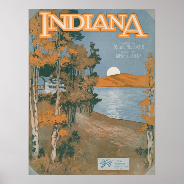 Back Home Again In Indiana Poster (Front)